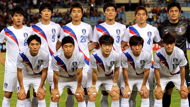 South Korea's World Cup team
