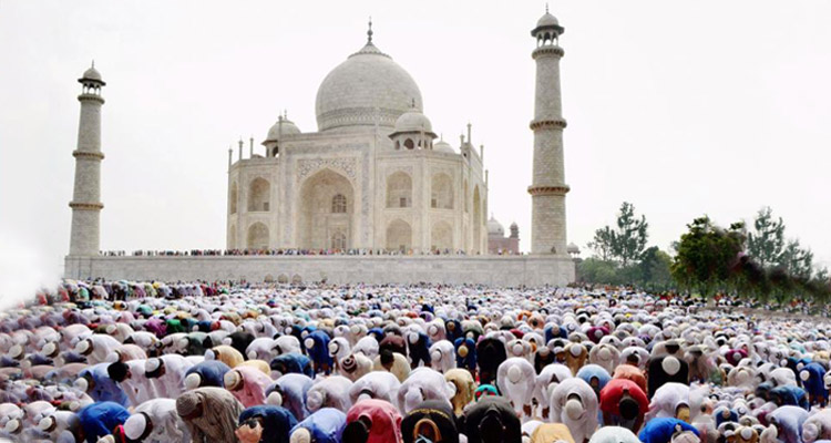 salat-beside-tajmahal