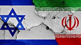 Israel-Iran-Flags