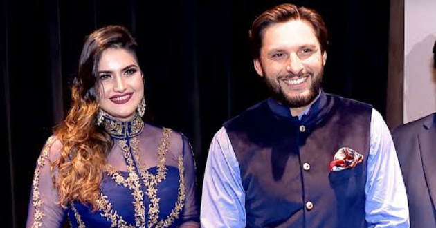 shahid-afridi-and-zareen-khan