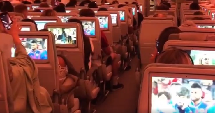 football-match-watch-in-plane
