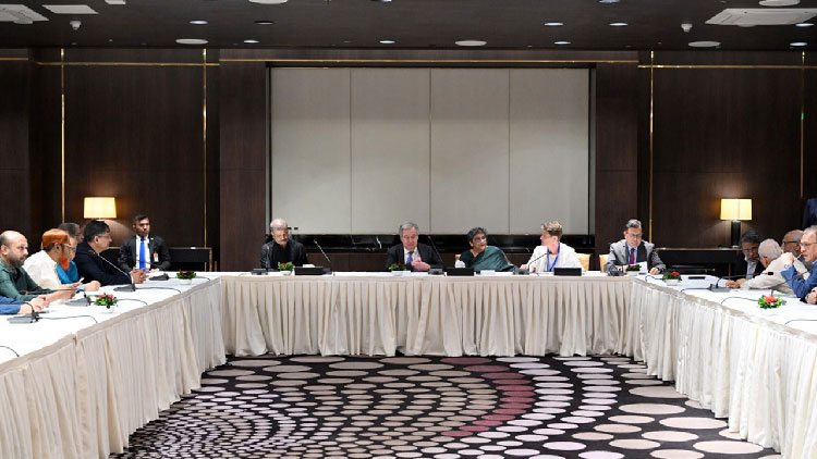 জাতিসংঘ মহাসচিবের সঙ্গে রাজনীতিকদের বৈঠক