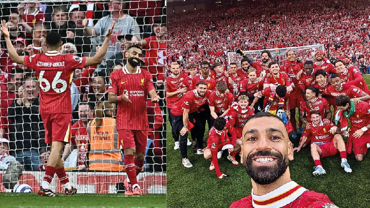 টটেনহ্যামকে উড়িয়ে লিভারপুলের প্রিমিয়ার লিগ শিরোপা জয়