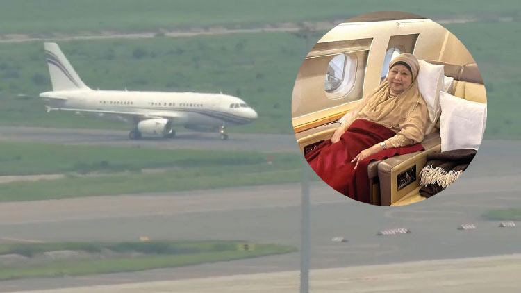 দেশে ফিরলেন খালেদা জিয়া,তাকে বহনকারী বিমান অবতরণ করেছে