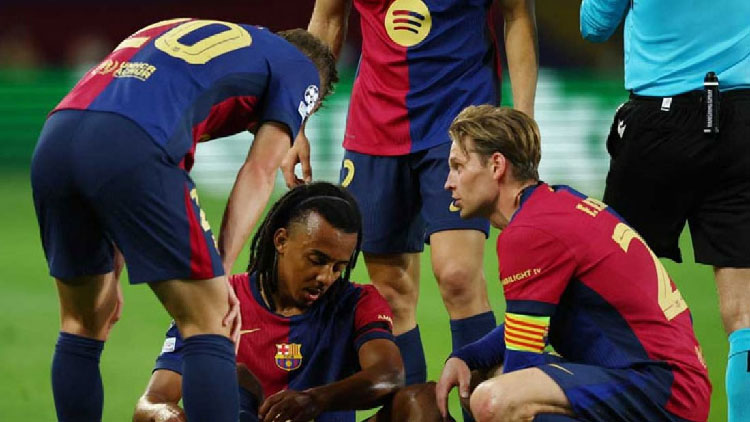 বার্সেলোনায় চোটের ধাক্কা