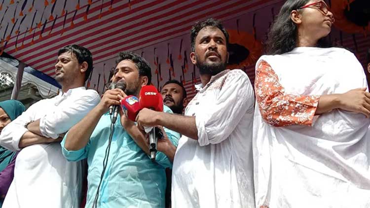 আমরা হাসিনার গডফাদারতন্ত্রের অবসান ঘটিয়েছি: নাহিদ