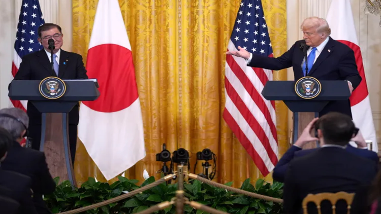 যুক্তরাষ্ট্র-জাপান ‘ইতিহাসের সবচেয়ে বড়’ বাণিজ্য চুক্তির ঘোষণা ট্রাম্পের
