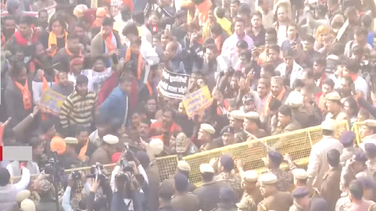 Delhi BD high Commission Protest