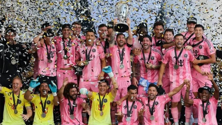 মেসির জোড়া অ্যাসিস্ট, মায়ামির প্রথম এমএলএস কাপ জয়