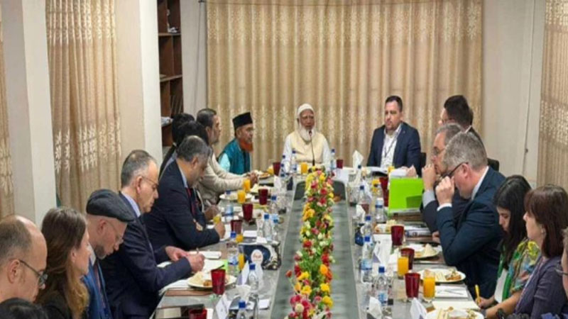 জামায়াত আমিরের সঙ্গে ইইউ নির্বাচন পর্যবেক্ষণ দলের সাক্ষাৎ