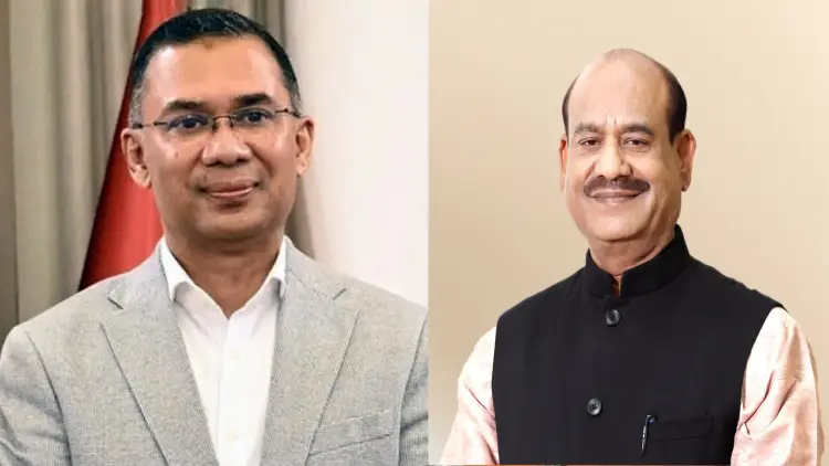 Tarique Rahman and Om Birla