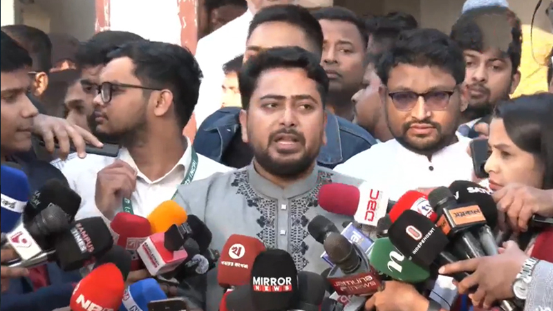 সবকিছু সুষ্ঠু ও স্বচ্ছ থাকলে সরকার গঠন করবে ১১ দলীয় জোট: নাহিদ ইসলাম