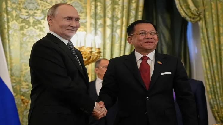 Putin Myanmar