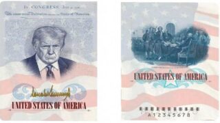 US Passport trump