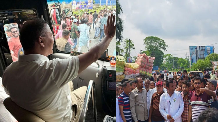 কুমিল্লায় প্রধানমন্ত্রী, মহাসড়কের বিভিন্ন পয়েন্টে কর্মী-সমর্থকদের ঢল