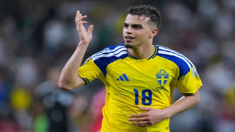 Sweden's Yasin Ayari
