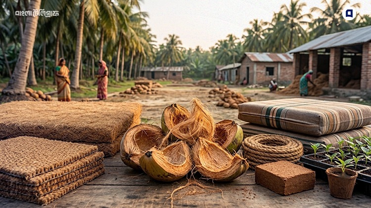 নারিকেলের ছোবড়া